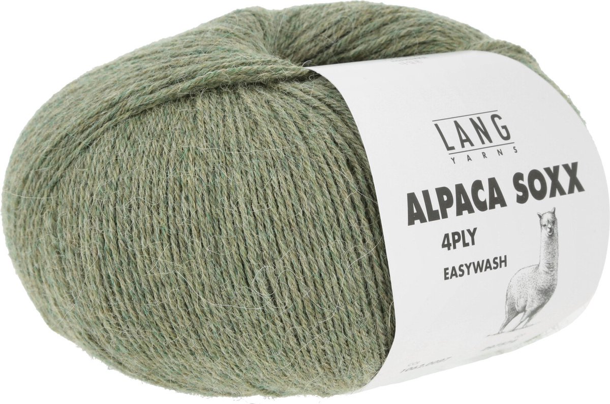 Lang Yarns Alpaca Soxx 4 draads 0097 Grijs