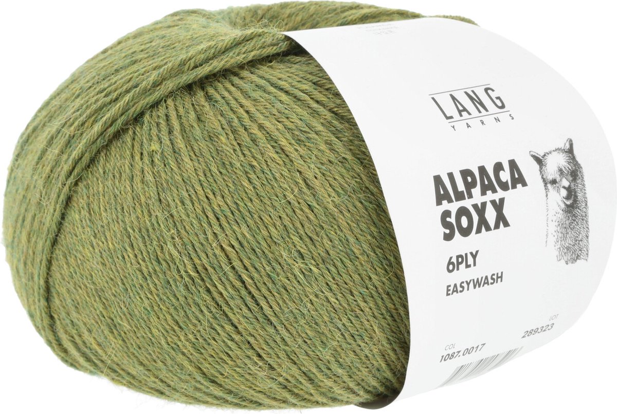 Lang Yarns Alpaca Soxx 6 draads 0017 Groen