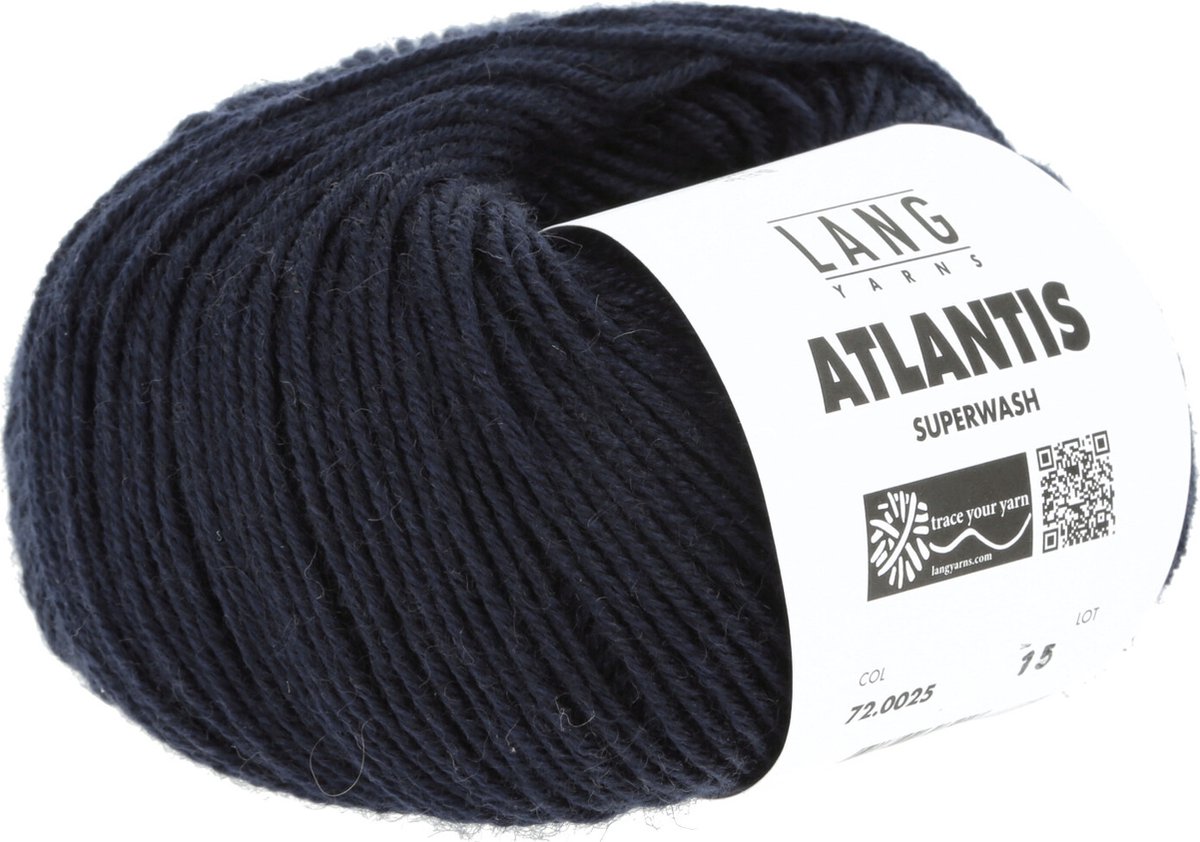 Lang Yarns Atlantis Donkerblauw 0025