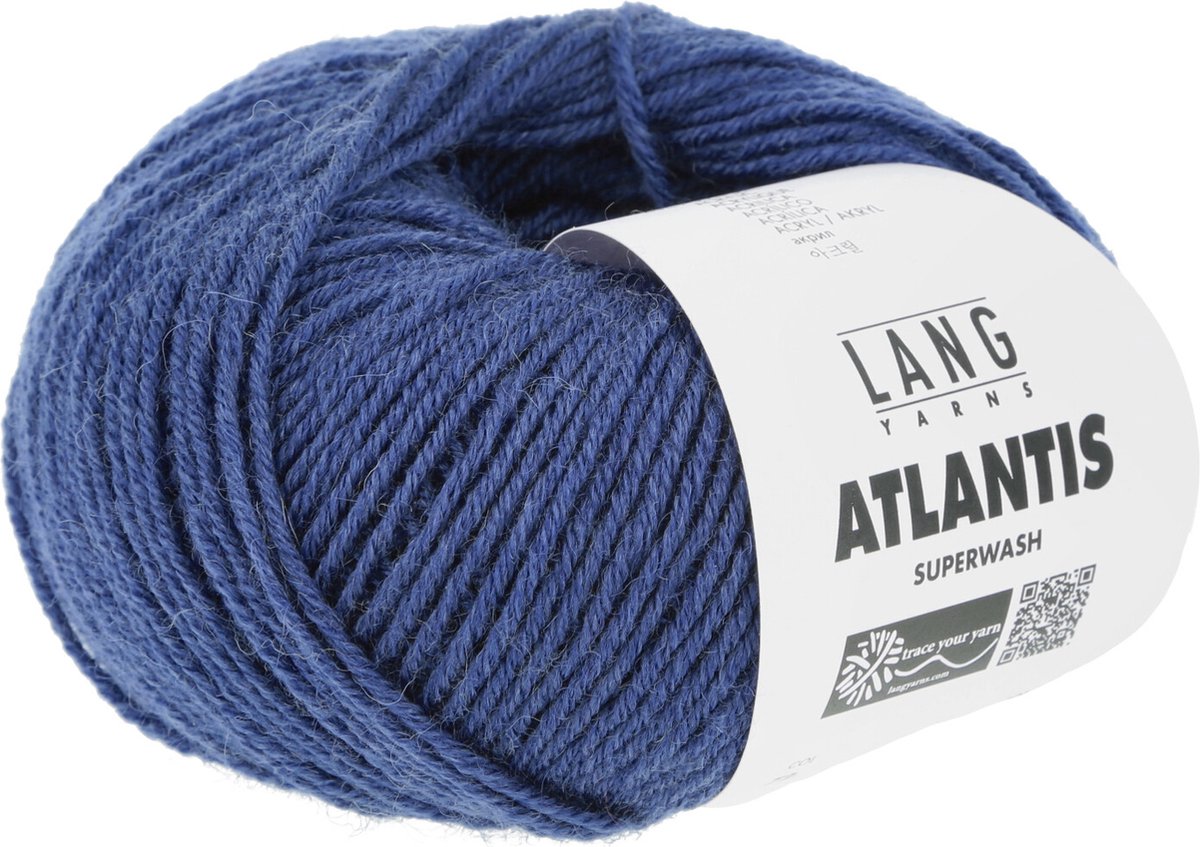 Lang Yarns Atlantis Jeansblauw 0134