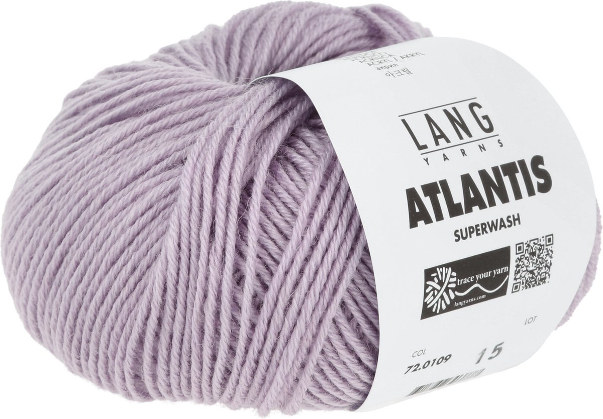 Lang Yarns Atlantis Licht Paars 0109