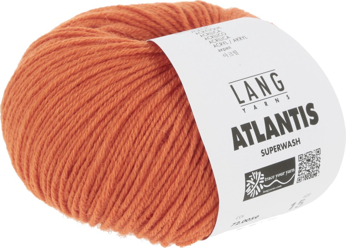 Lang Yarns Atlantis Oranje 0059