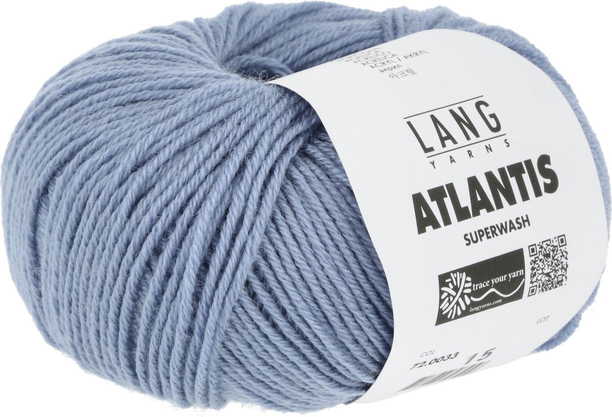 Lang Yarns Atlantis Zachtblauw 0033