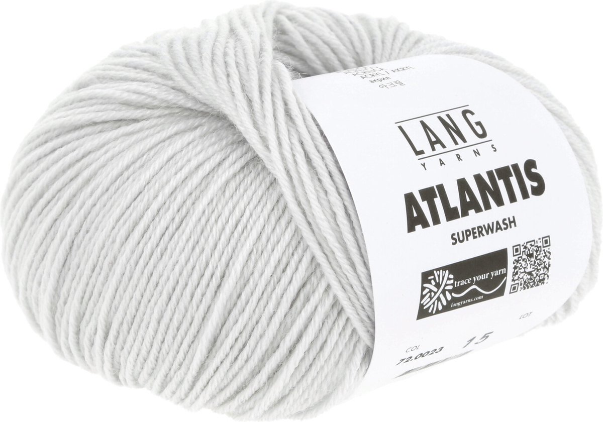 Lang Yarns Atlantis Zilvergrijs 0023