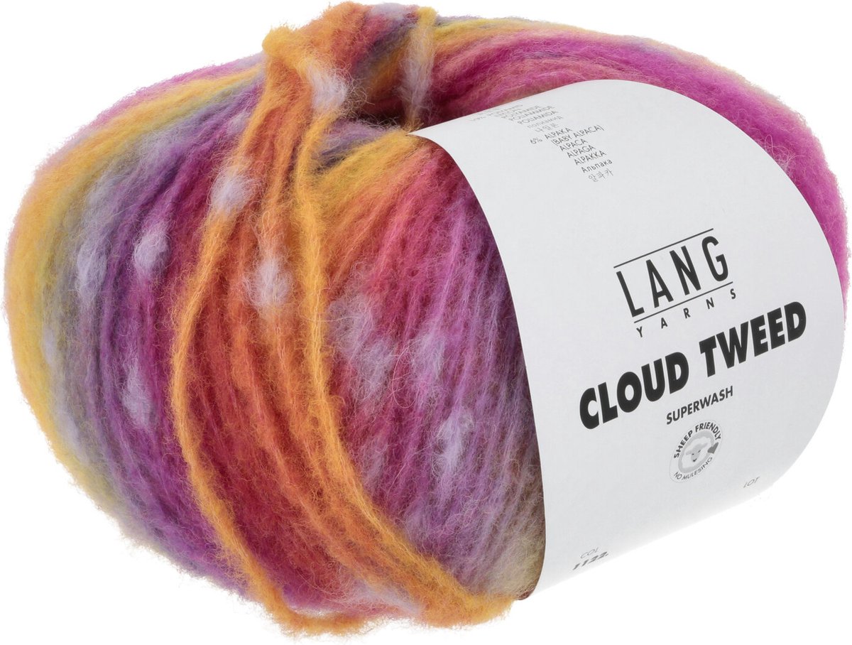 Lang Yarns Cloud Tweed 100 gram nr 0001