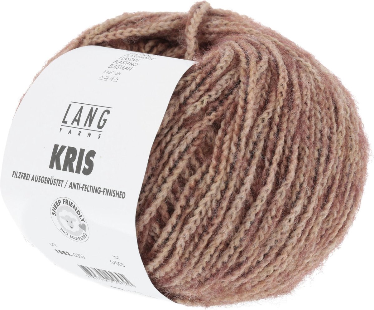 Lang Yarns Kris 50 gram nr 0005 Bruin