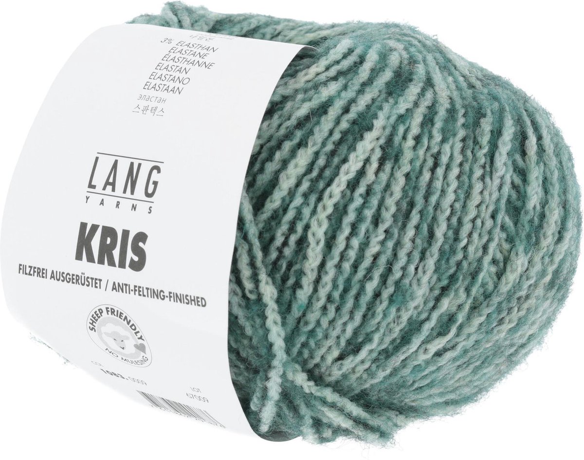 Lang Yarns Kris 50 gram nr 0009 Groen