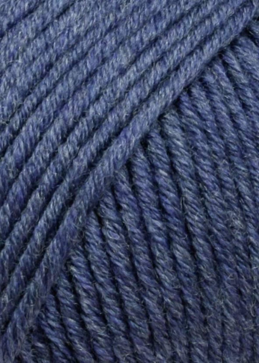 Lang Yarns Merino+ 234 Donkerjeans gemêleerd