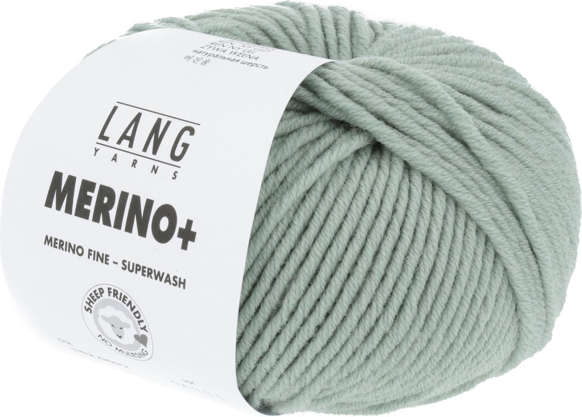 Lang Yarns Merino + nr.  92 Zachtgroen