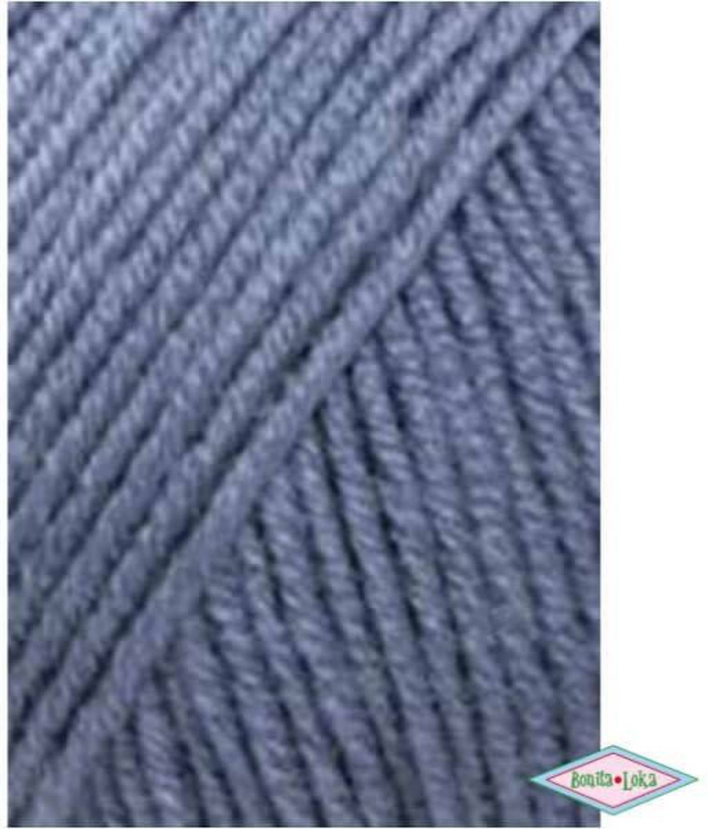   Merino 120 21 midden blauw