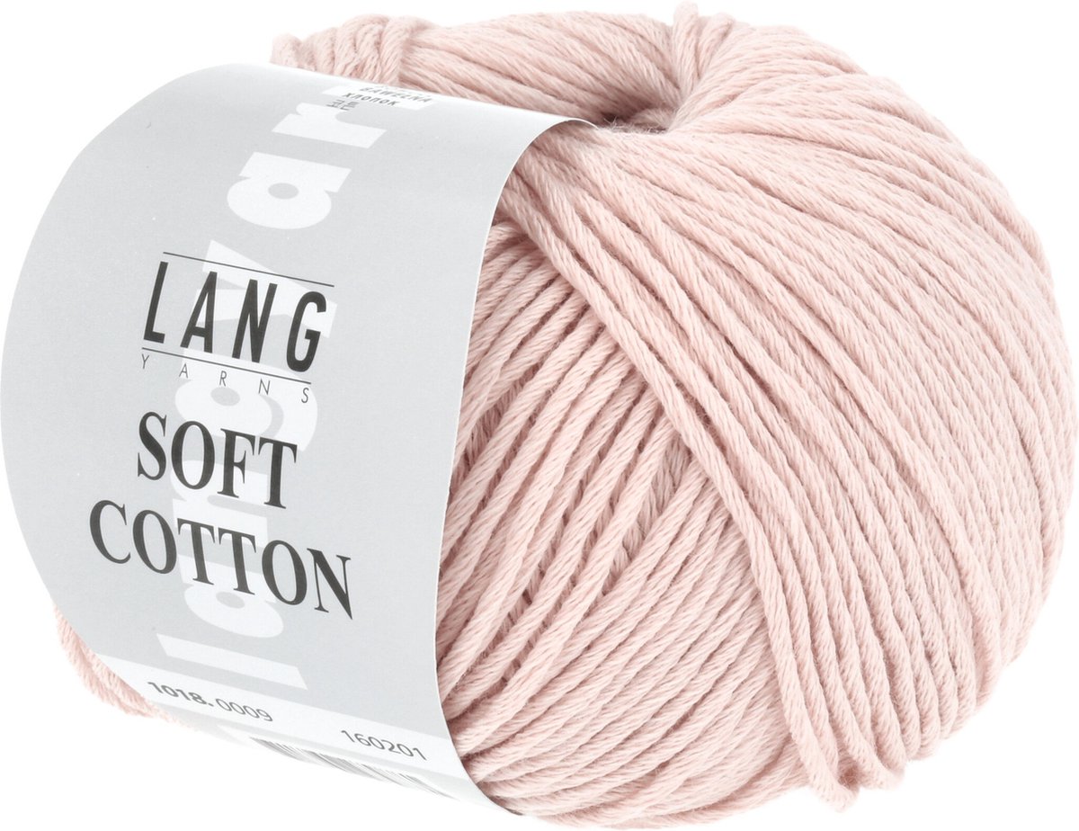 Lang Yarns Soft Cotton 0009 Zacht Roze