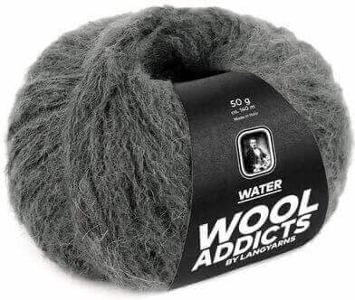 Lang Yarns Wooladdicts Water grijs gemeleerd 5