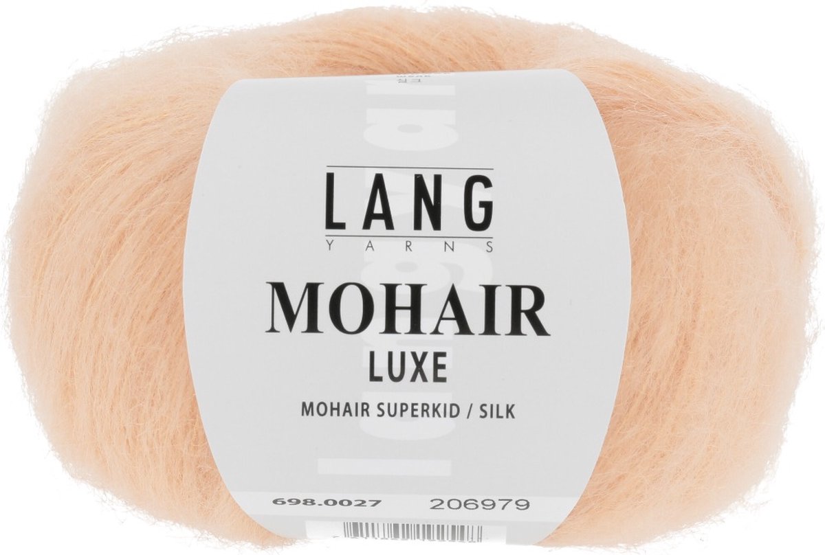 MOHAIR LUXE abrikoos