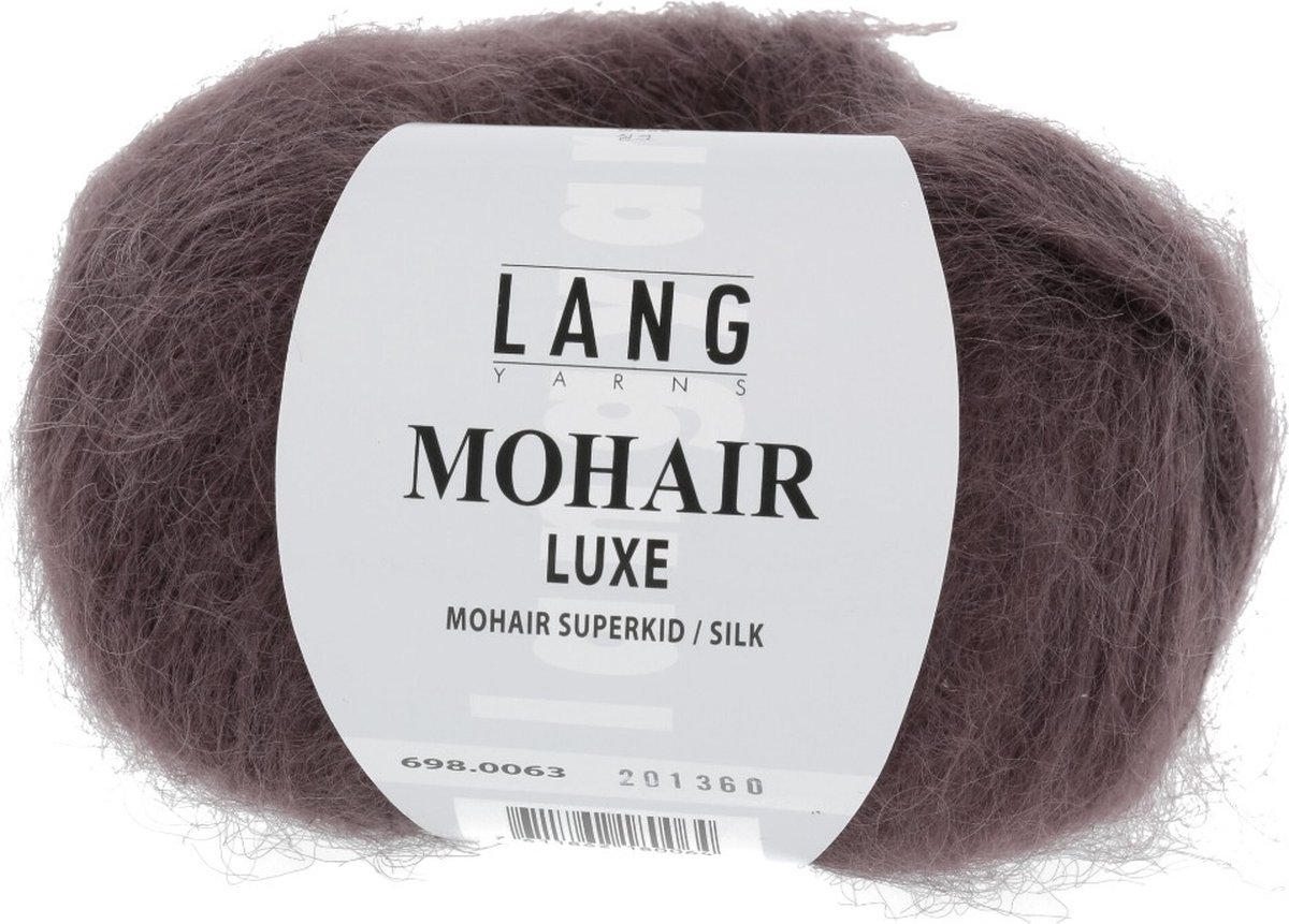 MOHAIR LUXE bordeaux