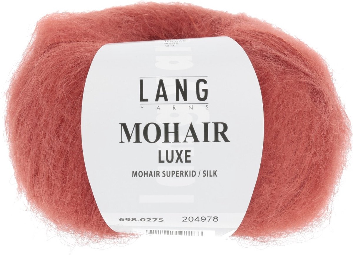 MOHAIR LUXE donker oranje