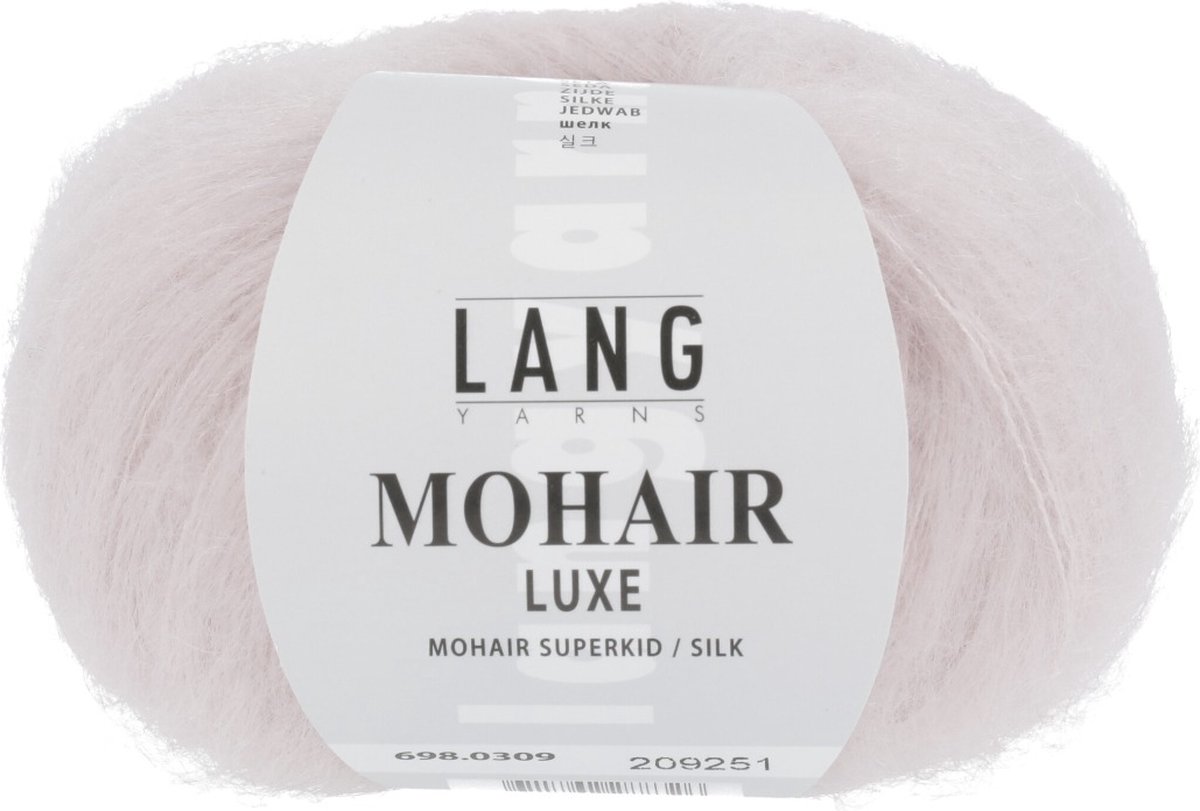 MOHAIR LUXE pastel roze