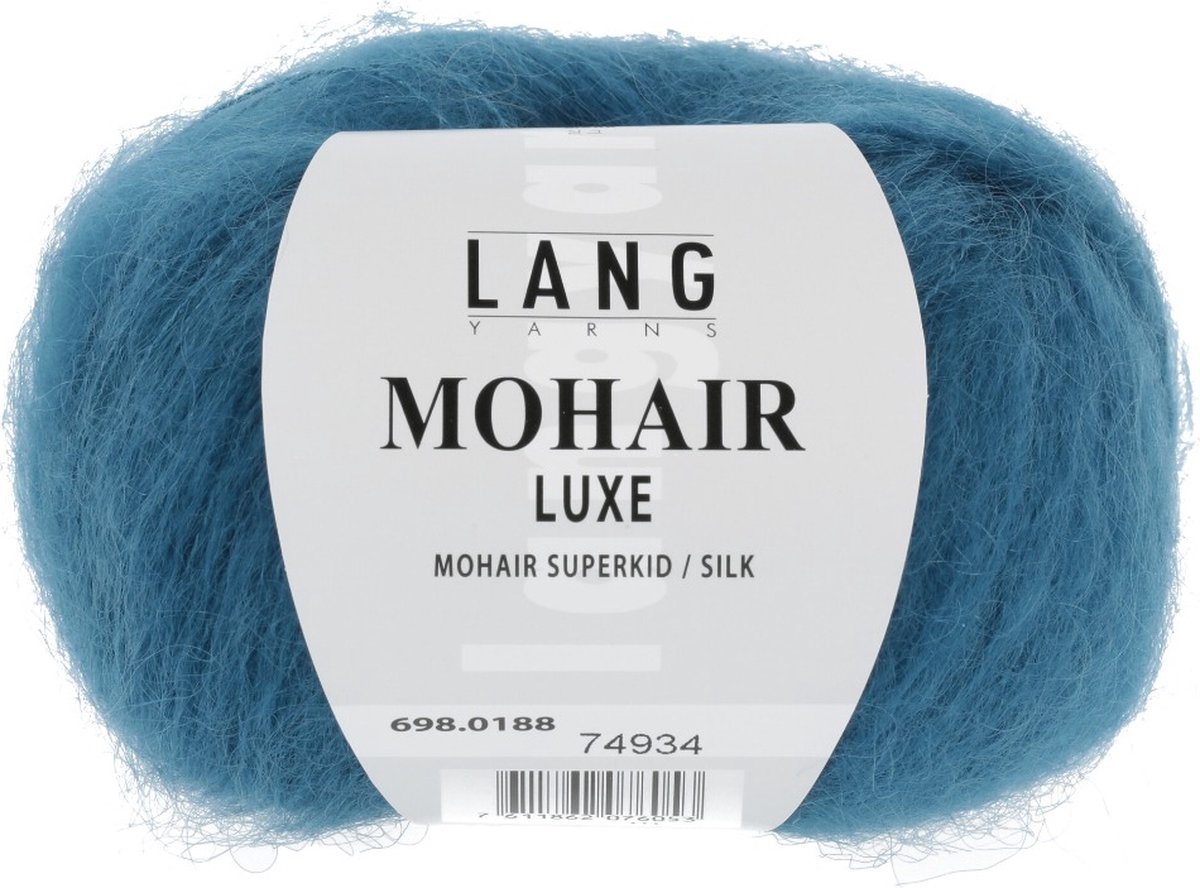 MOHAIR LUXE zeeblauw