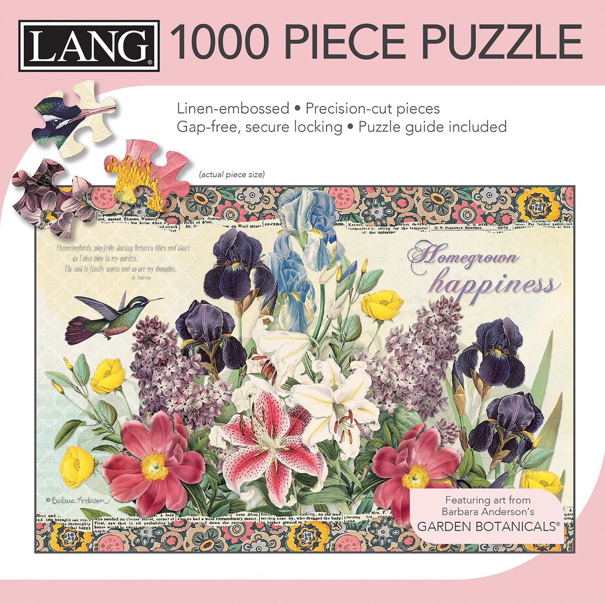 LANG Puzzel – Garden Botanical / Bloemen – 1000 stuks