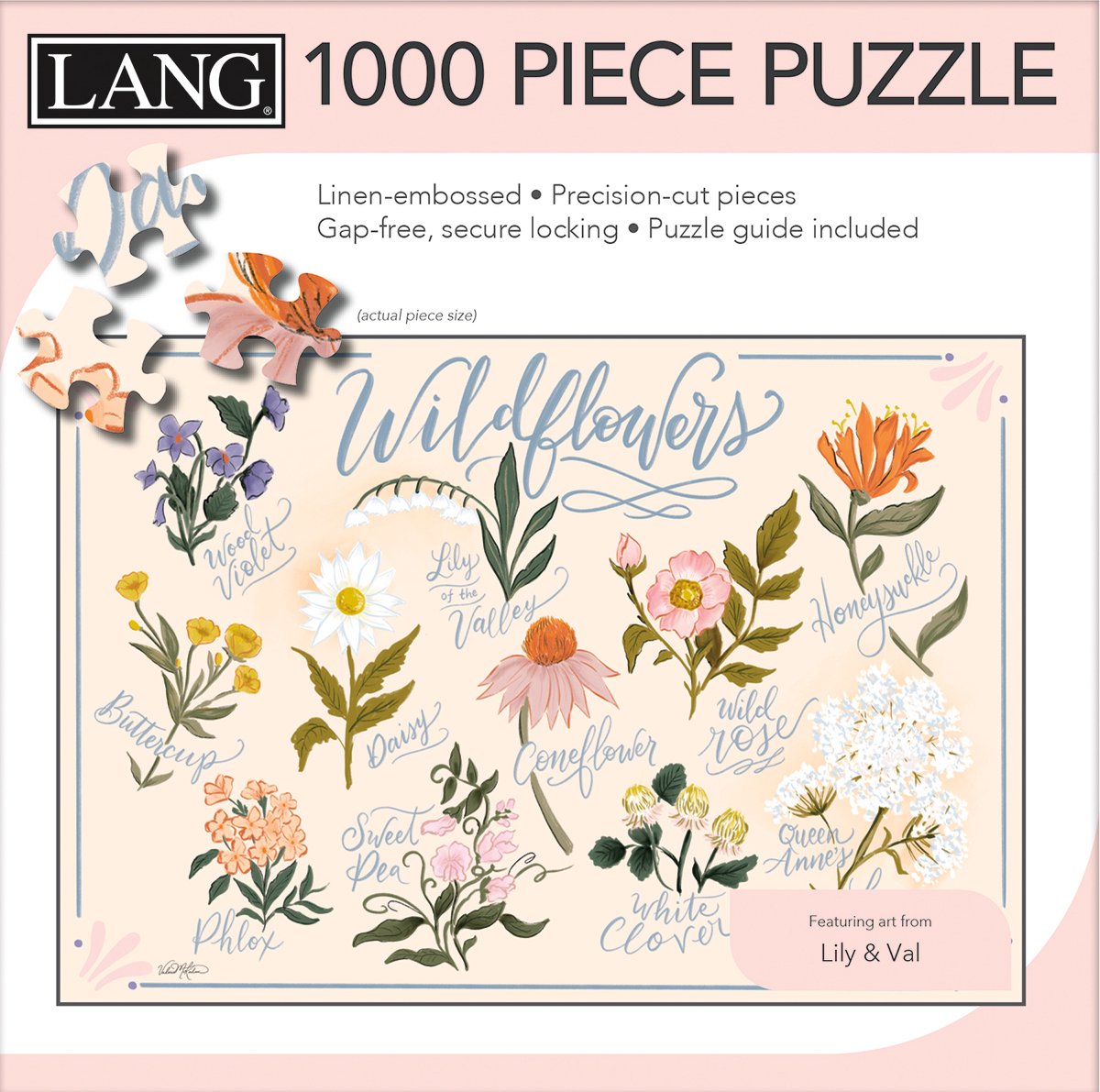 LANG Puzzel – Wildflowers / Bloemen – 1000 stuks