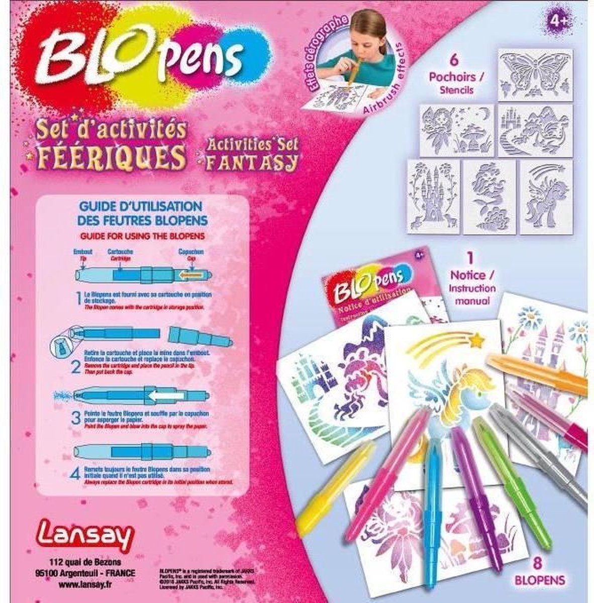 Blo Pens - Activity Set Fantasy (40147) /Arts and Crafts /Multi