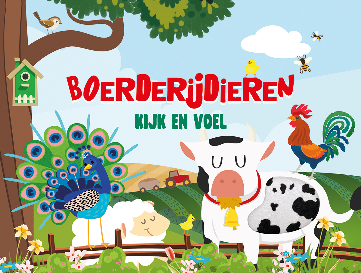 Lantaarn Publishers Kijk en voel - Boerderijdieren