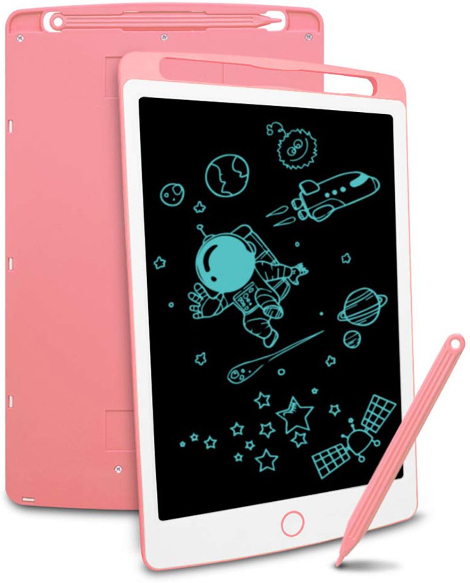 LCD Tekentablet Kinderen - Roze - 10 inch - Educatief Speelgoed - Tekenbord - Schrijfbord