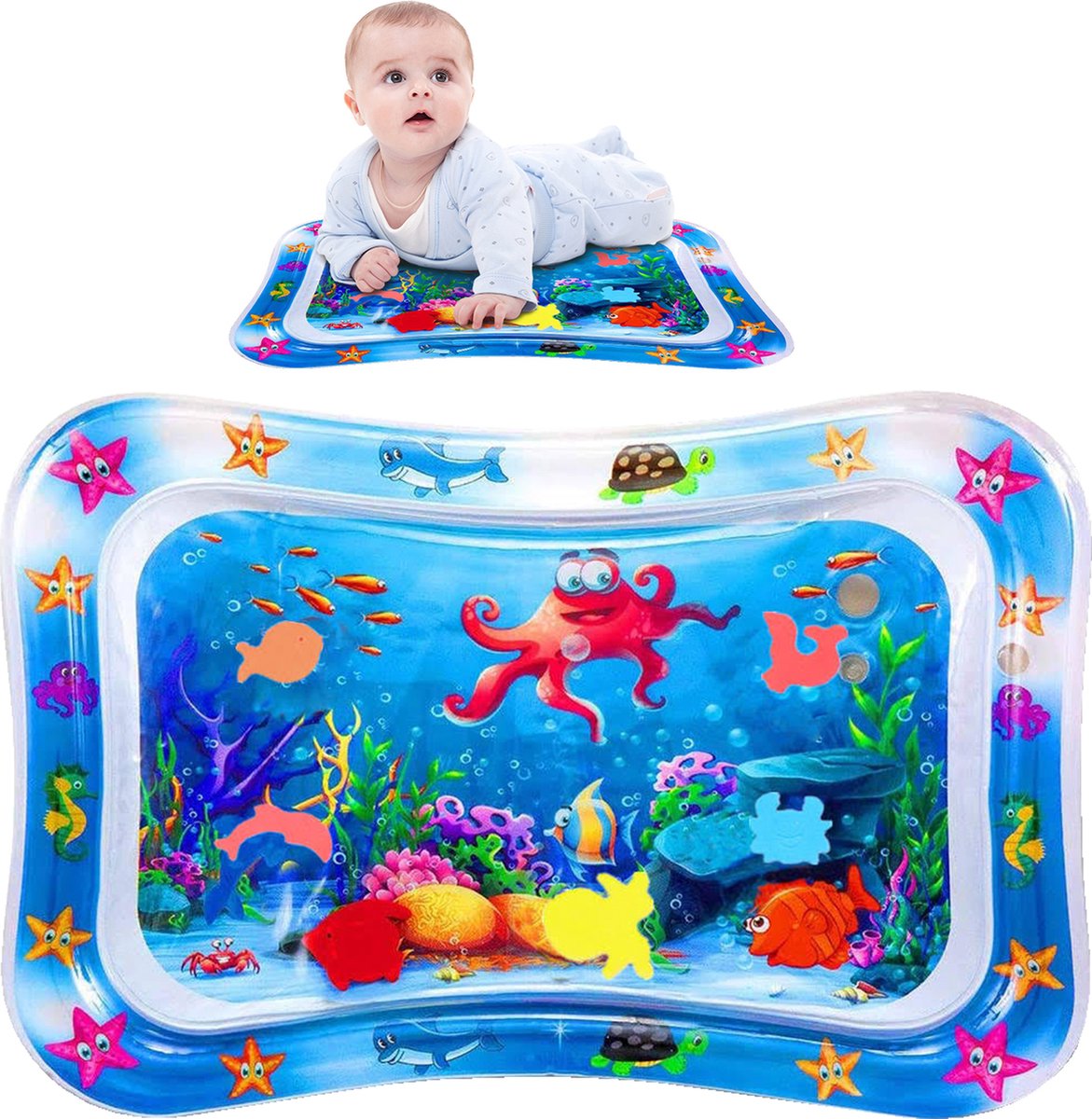 Waterspeelmat - Baby Waterspeelmat - Watermat - Opblaasbaar - Kraamcadeau - Speelkleed - Speelgoed