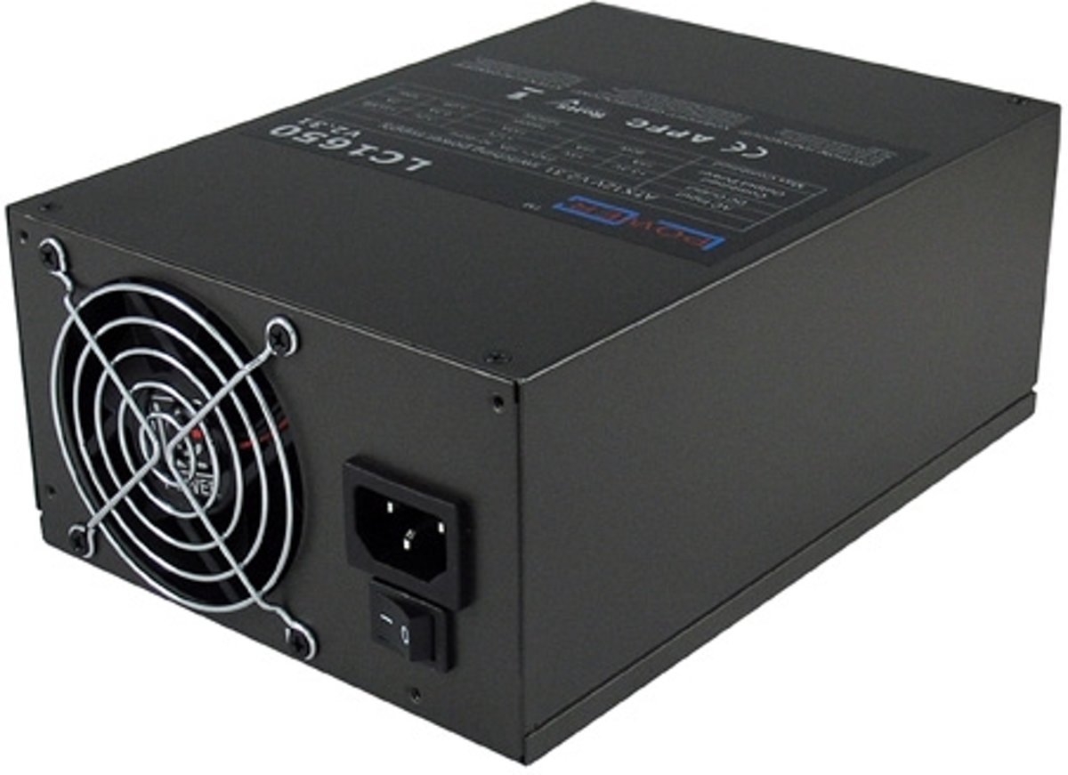 LC-Power LC1650 V2.31 1650W ATX Zwart power supply unit