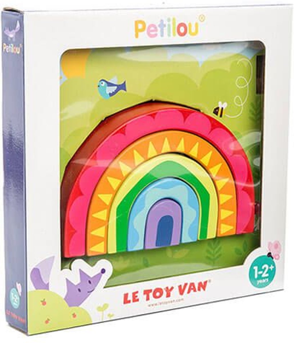 Le Toy Van - Petilou - Regenboogblokken - Hout