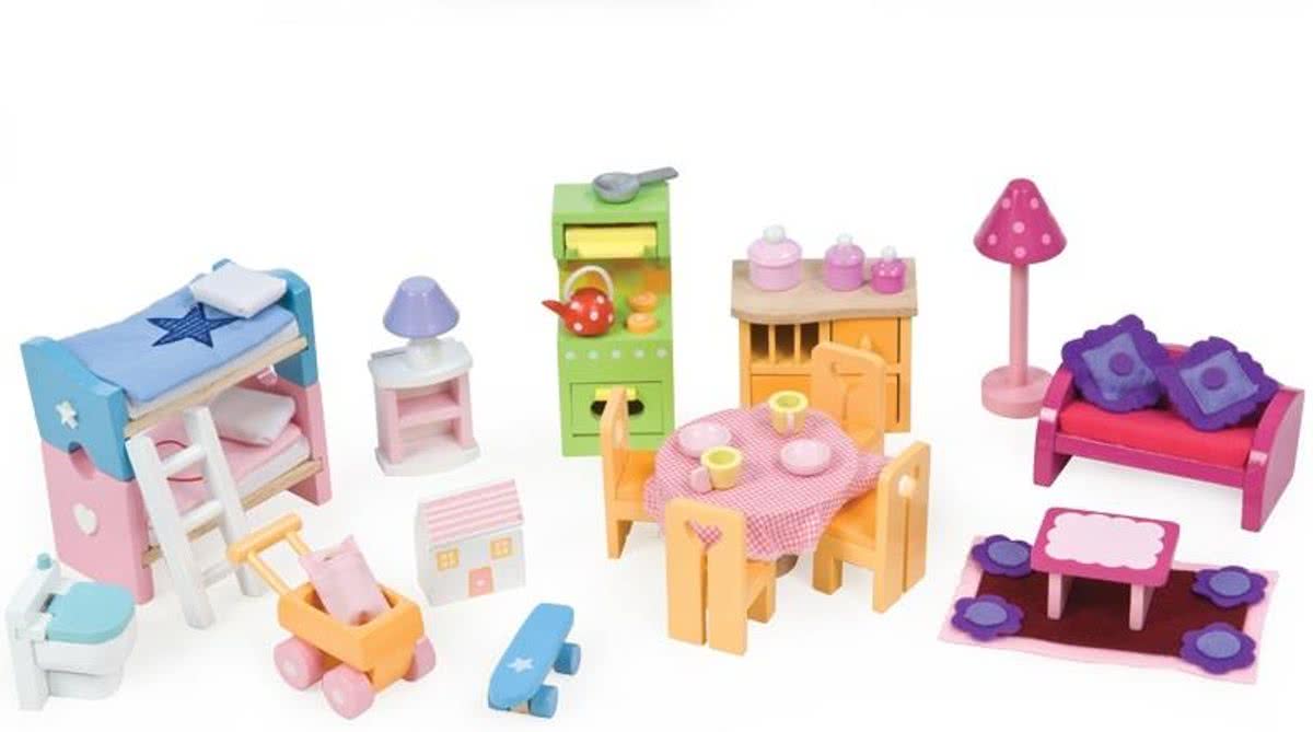 Le Toy Van Poppenhuis Meubelset Deluxe