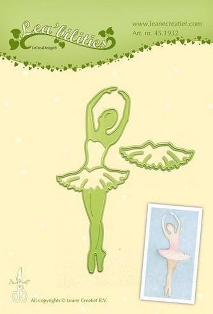 LeCrea - Leabilitie Ballet dancer snij en embossing mal 45.1932