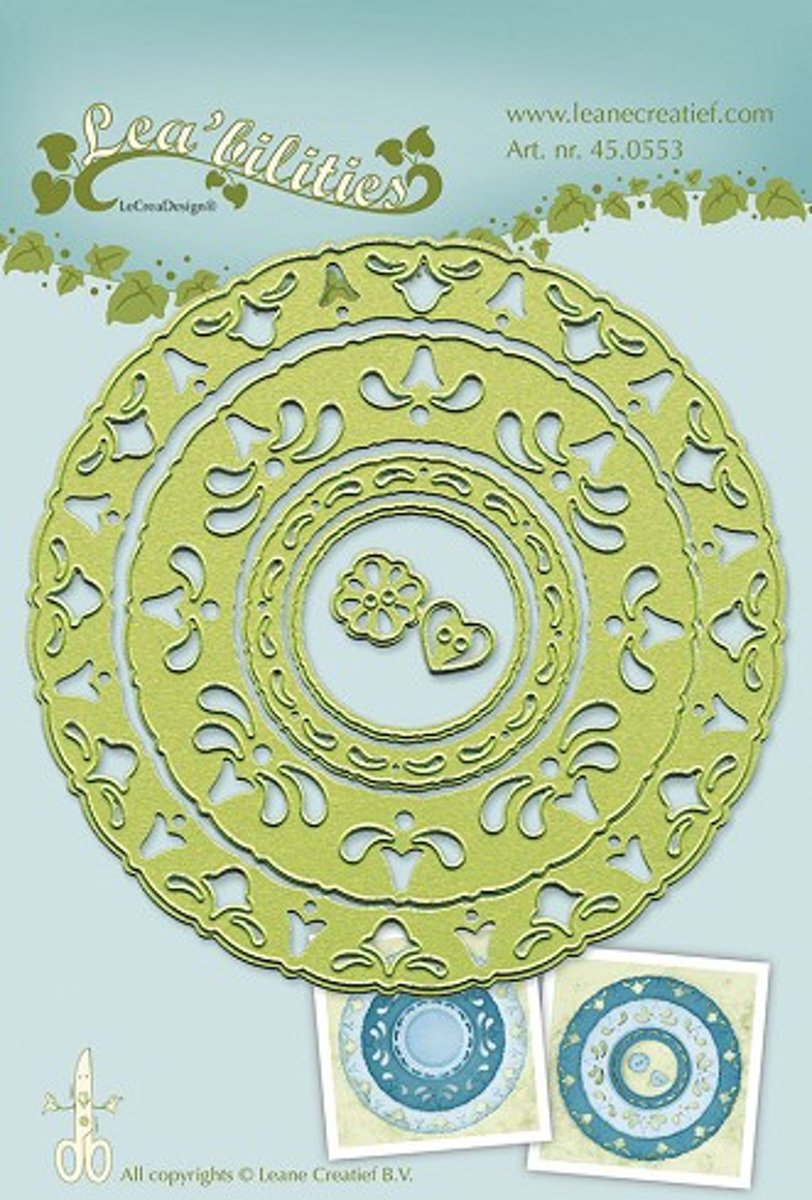 LeCrea - Leabilitie Frame circles snij en embossing mal 45.0553