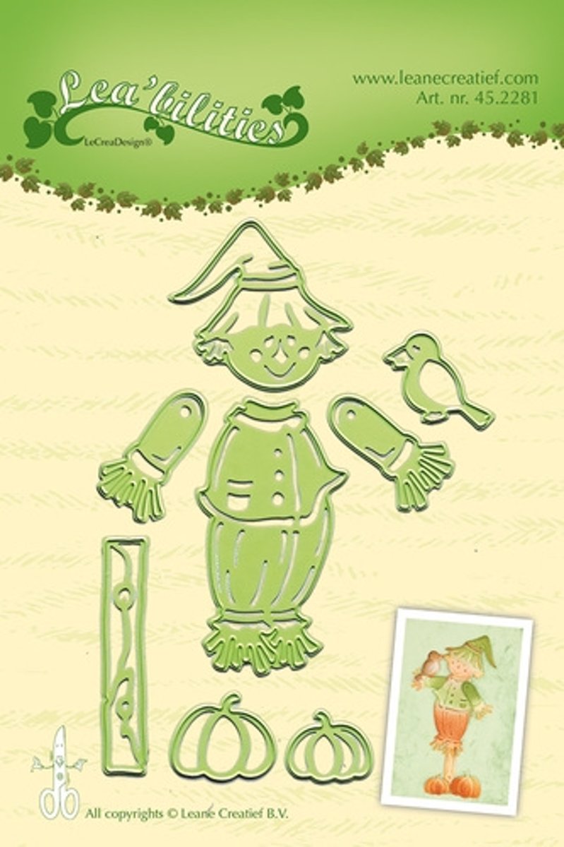 LeCrea - Leabilitie Scarecrow snij en embossing mal 45.2281