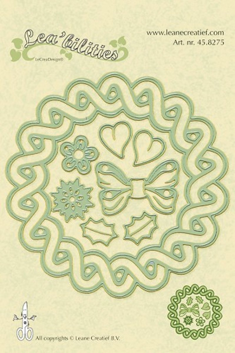 LeCrea - Leabilitie Wreath 4 seasons snij en embossing mal 45.8275