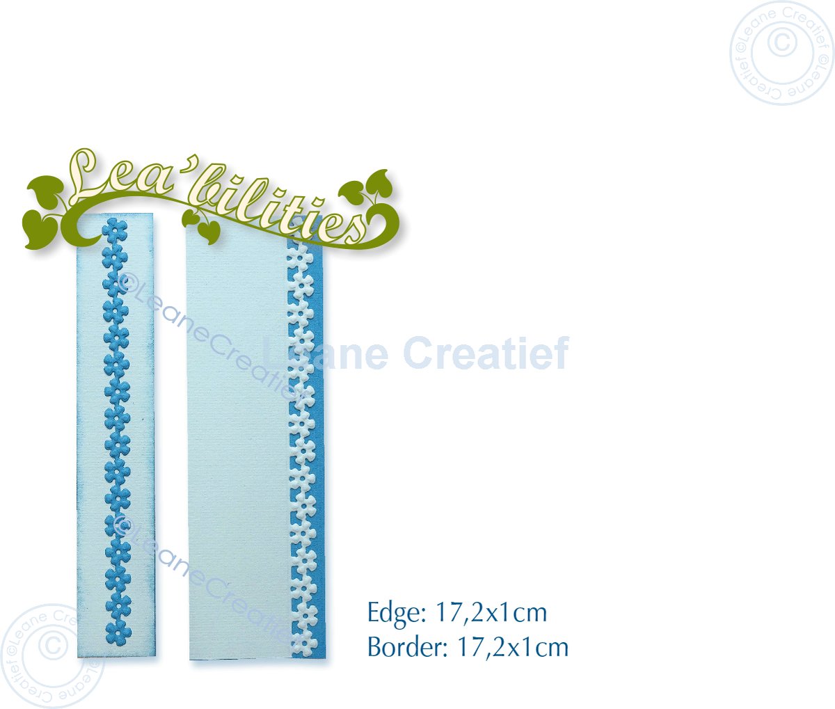 Snijmal Card Edge & Border Flowers (45.7903)