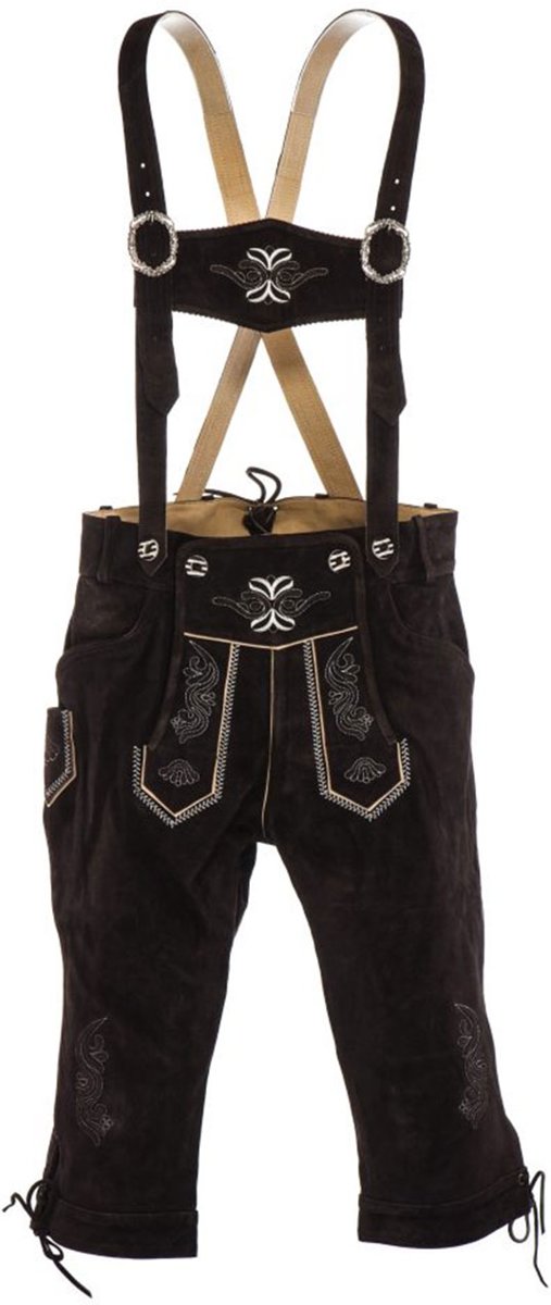 Lederhosen dames Vera  Kniebund - 100% leer-36