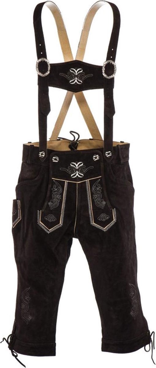 Lederhosen dames Vera  Kniebund - 100% leer-40