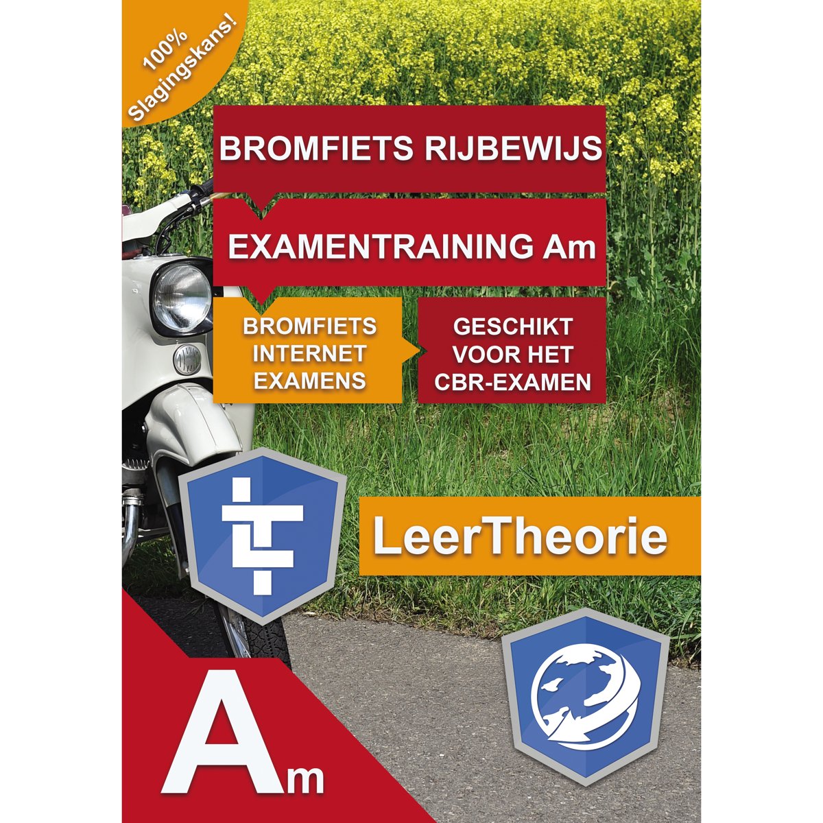 Scooter Theorie AM Online 13 oefen examens - 22 uur - LeerTheorie.nl