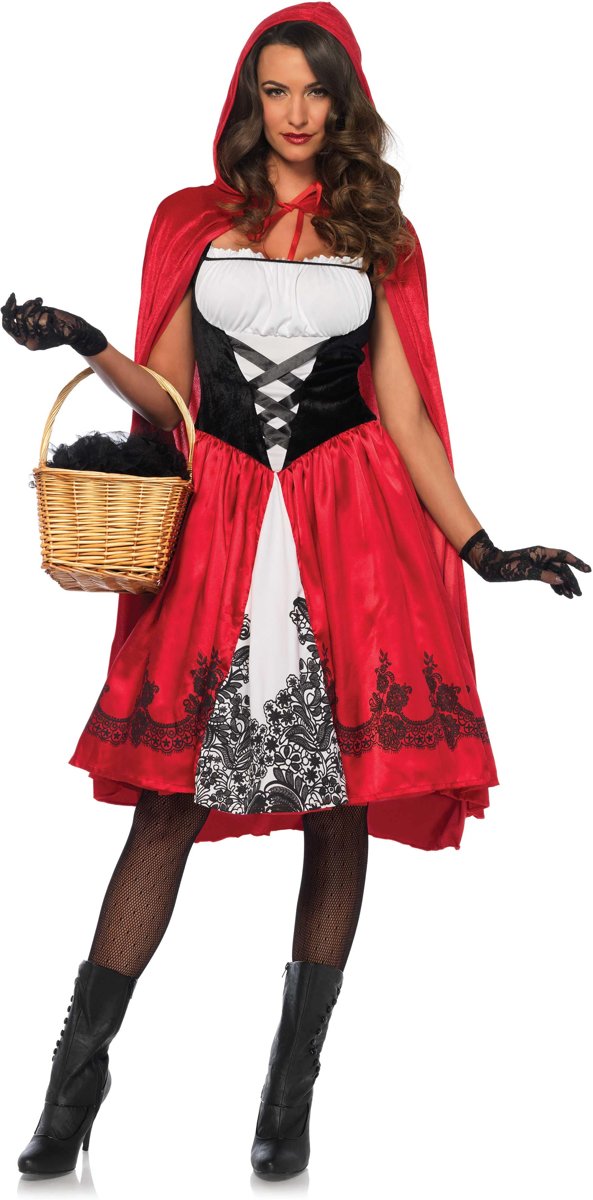 Classic Red Riding Hood Deluxe Dames KostuumLeg Avenue