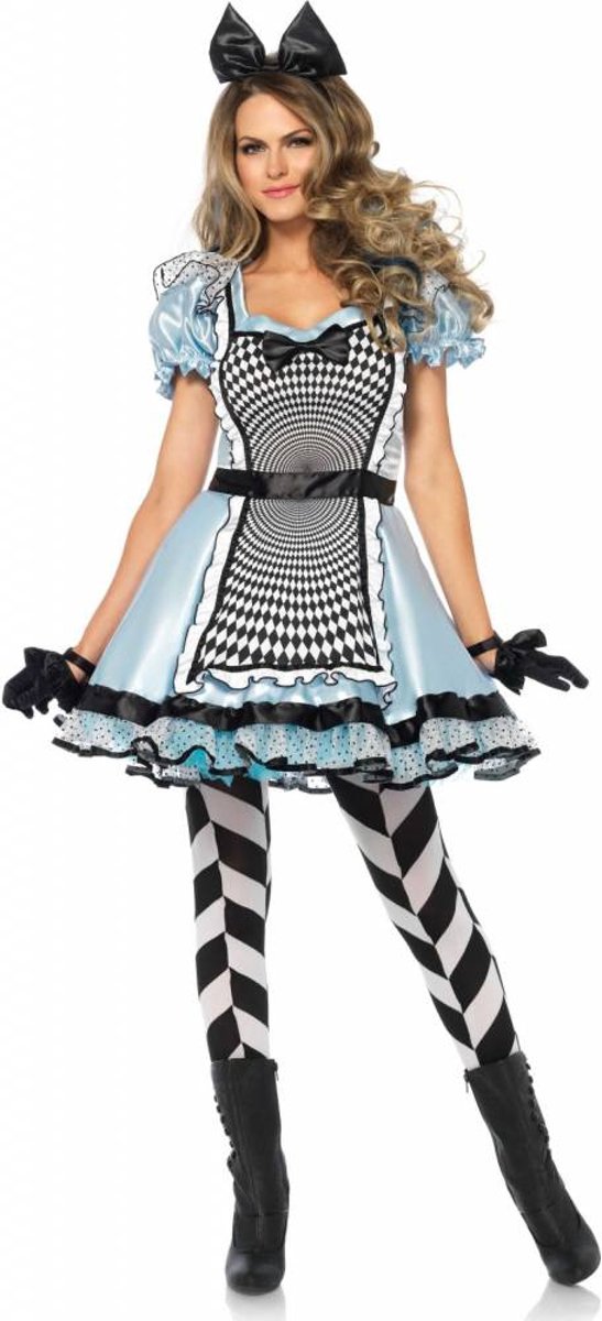 Hypnotic Miss Alice In Wonderland Deluxe Dames KostuumLeg Avenue