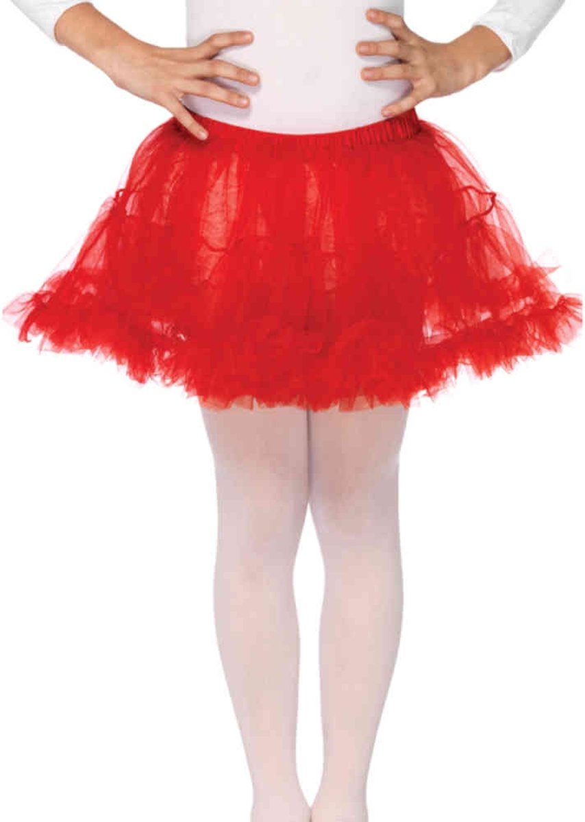 Leg Avenue Kinder Petticoat -Kids 116- Basic Rood