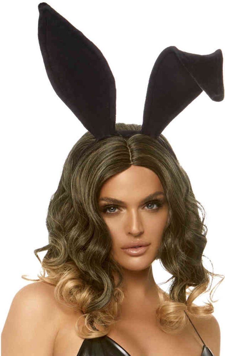   Oren haarband Velvet Bunny Zwart