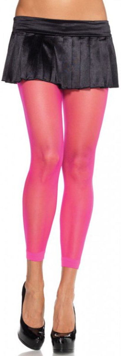 Roze Doorschijnende legging