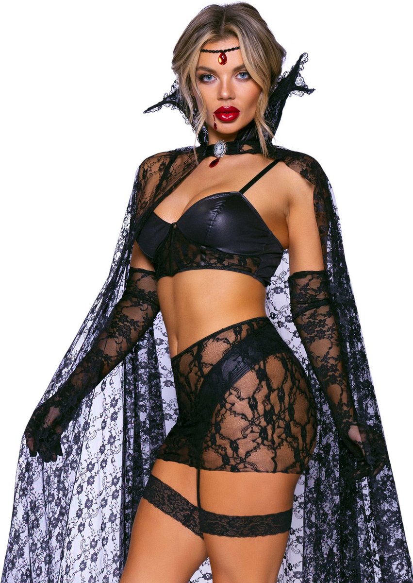 Seductive Vampire in Lace