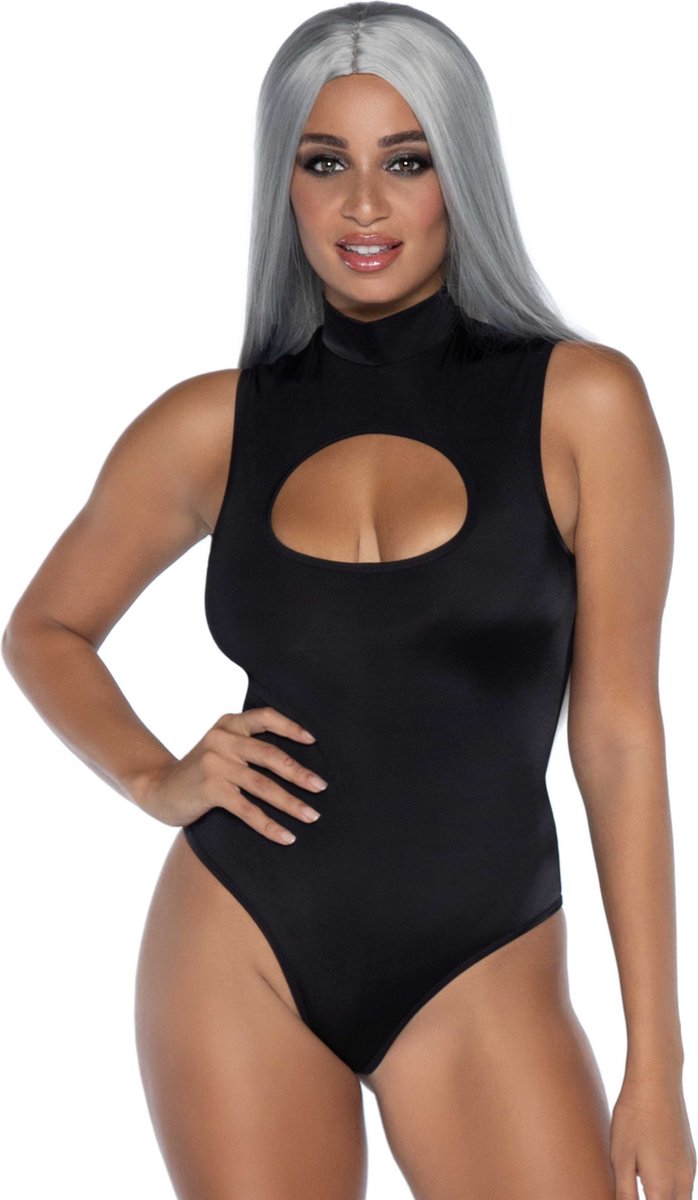 Spandex keyhole bodysuit