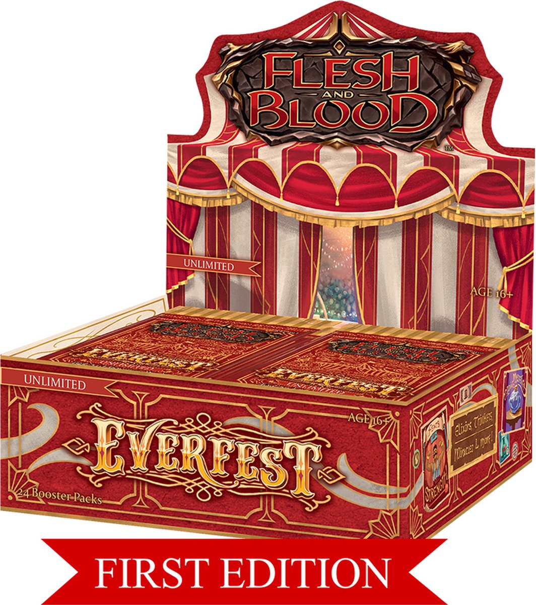 Flesh & Blood TCG - Everfest First Edition Booster Display (24 Packs) - EN