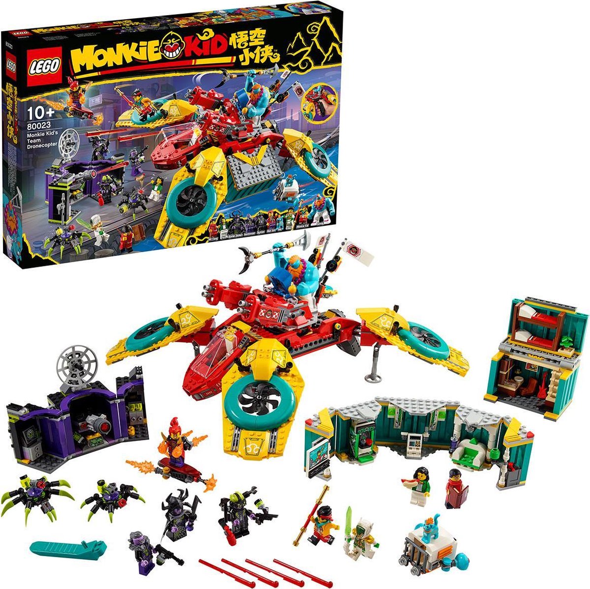 LEGO Monkie Kid™: Monkie Kids team dronecopter - 80023