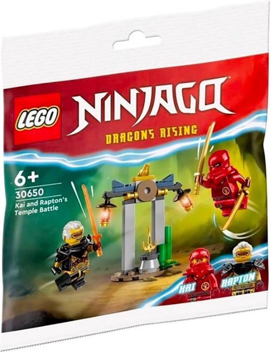 LEGO NINJAGO® Tempelstrijd van Kai en Rapton (polybag) - 30650