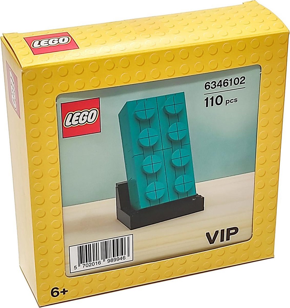 LEGO® Buildable 2x4 Teal Brick - 6346102