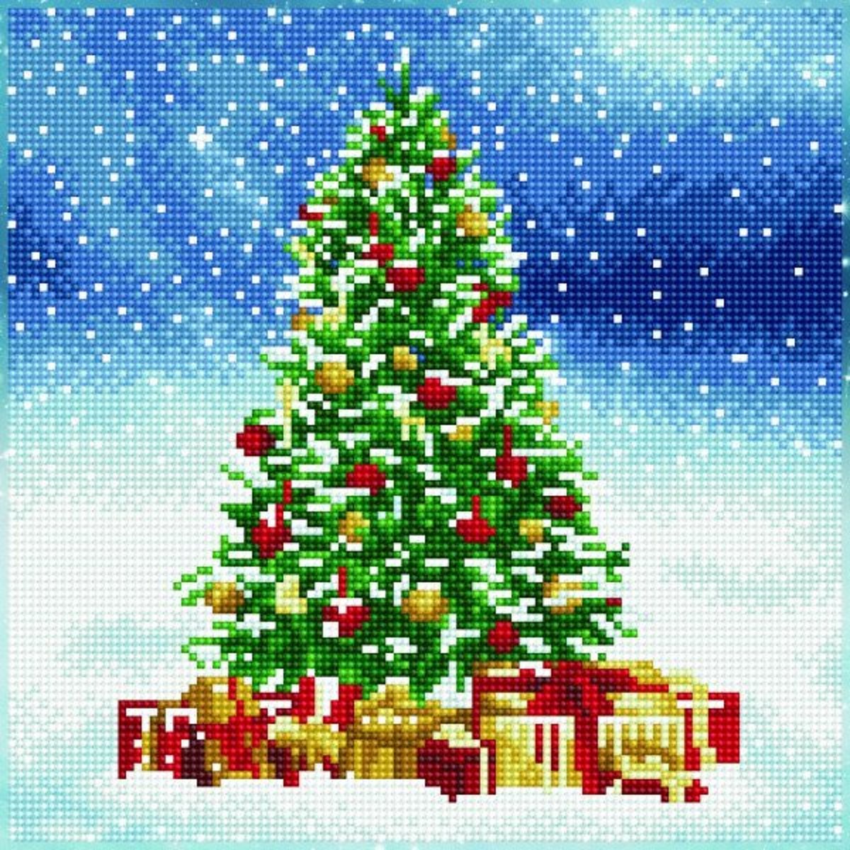 51143 DIAMOND ART(Powered by Diamond Dotz) - 30.5 x 30.5cm Kits Christmas Tree